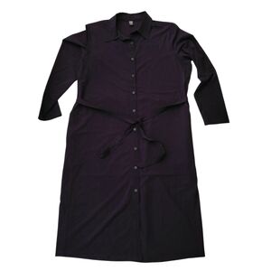 Joe Fresh Black Long Sleeve Dress